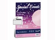 carta 5 Buste + 5 biglietti Special Events Top Collection 290, CREAM 06 FAVA57Q121.