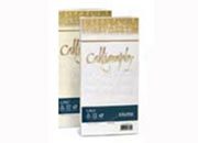 carta Buste Calligraphy Lino 120, BIANCO 01 formato C4 (11x22cm), 120gr, 25 buste.