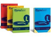 carta Cartoncino RismaLuce 200, MIX 8 COLORI FORTI formato A4 (21 x 29,7cm), 200gr, 125 fogli FAVA67X114