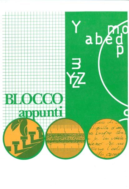 carta Blocco Appunti, quadretto da 5mm formato A5 (14,8x21cm), 60gr, 50 fogli.