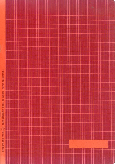 carta Maxiquaderno per computisteria CONCETTO 1 Quadretti per computisteria (4x8mm) in entrambi i lati, formato A4 (21x29,7cm), 80gr, 20 fogli.