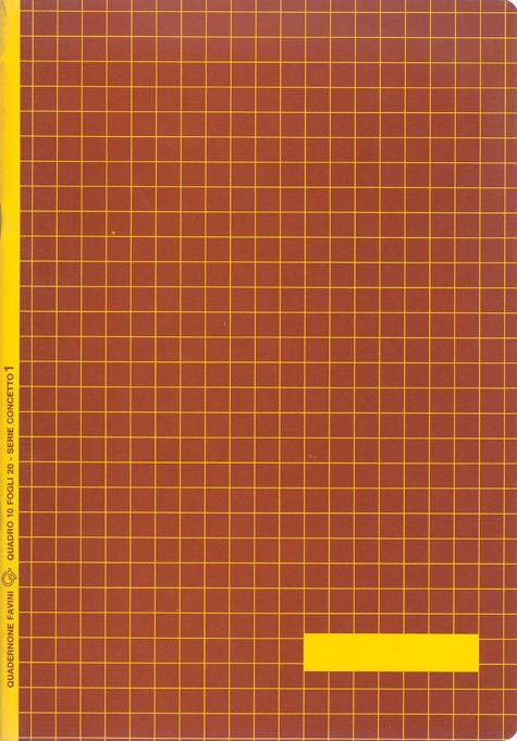 carta Maxiquaderno CONCETTO 1, BIANCO FSC, quadro 10mm in entrambi i lati, formato A4 (21x29,7cm), 80gr, 20 fogli.