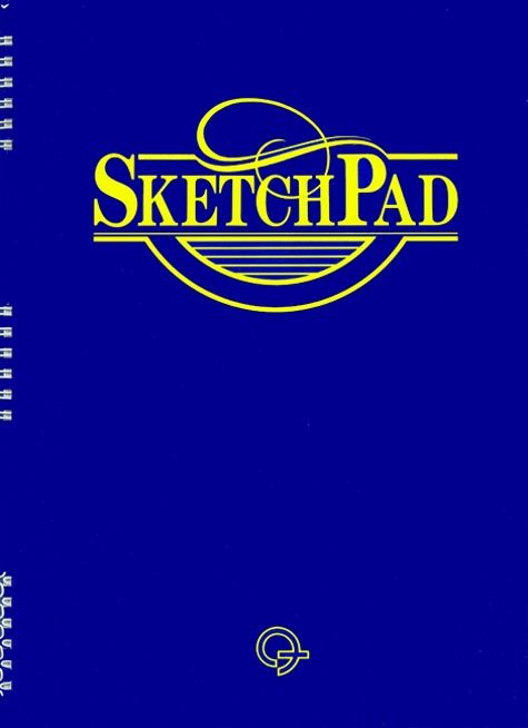 carta BLOCCO SketchPad quadro 10mm su entrambi lati, 4 fori, formato A4 (21x29,7cm), 100gr, 50 fogli, rilegatura a spirale.