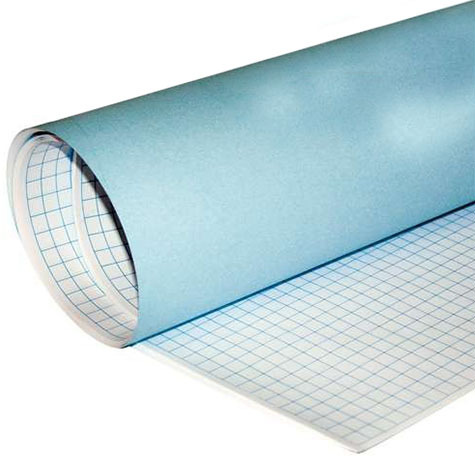 carta Leona80 BiancoFlash, carta quadrettata 10mm BIANCO, formato T1 (70 x 100cm), 80gr, 50 fogli.