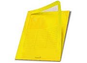 carta Folder con Finestra Luce 140, GIALLO SOLE 53 formato LT (22 x 31cm), 140gr, 10 cartelline.