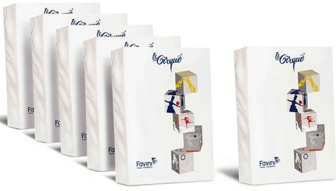  Carte & cartoncini Cartoncino Le Cirque Risma BiancoFlash 160,  BIANCO 500 - carta A740304 - ebottega A740304