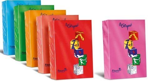 carta Carta Le Cirque Risma 80, ROSSO SCARLATTO 209 formato A3 (29,7x42cm), 80gr, 500 fogli.