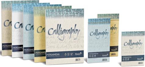 carta Carta calligraphy 90gr a4 50fg 01 bianco Laguna e` in 8 tonalita` morbide e sfumate. superficie delicata al tatto, ideale per i contrasti, spessore adeguato per una eccellente resa del prodotto finito. ideale per ogni tipo di stampa e di lavorabilita` (telatura, punzonatura, fustellatura, cordonatura, accoppiamento,verniciatura,ecc..