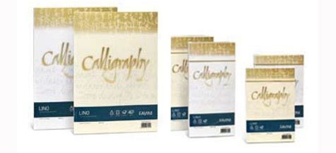 carta Cartoncino Calligraphy Lino 200, AVORIO 02 formato A4 (21X29,7cm), 200gr, 50 fogli.