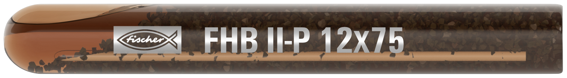 fischer Resina ancorante chimico in fiala FHB II-P 12x75 (1 Pz.) Resina in fiala di vetro per applicazioni con barre multicono FHB II-A S. Massimi carichi in calcestruzzo fessurato e per applicazioni vicino ai bordi. fie1153