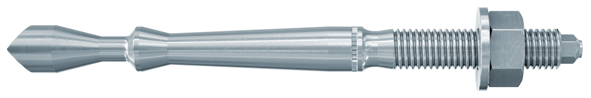 fischer Barra multicono in acciaio FHB II-A L M8x60-10 per ancorante chimico FIS HB (1 Pz.) Barra multicono lunga in acciaio zincato classe 8.8. Massime prestazioni a trazione in calcestruzzo fessurato e a ridotte distanze dai bordi. fie1164