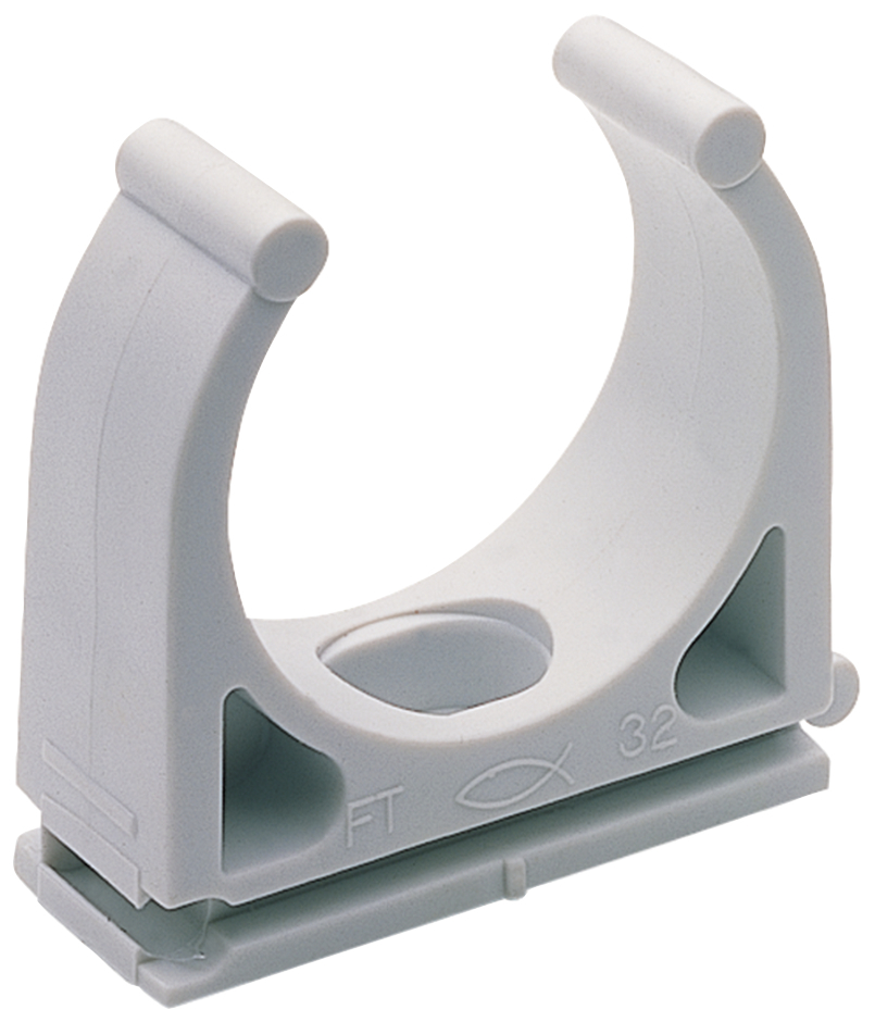 fischer Clip fissatubo FT 16 (1 Pz.) Fissatubo aperto in nylon fie1252