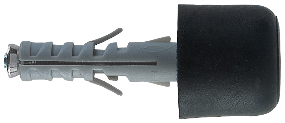 fischer Tasselli a espansione SB 9-11 con fermaporta nero (1 Pz.) Con fermaporta in PVC nero fie1287