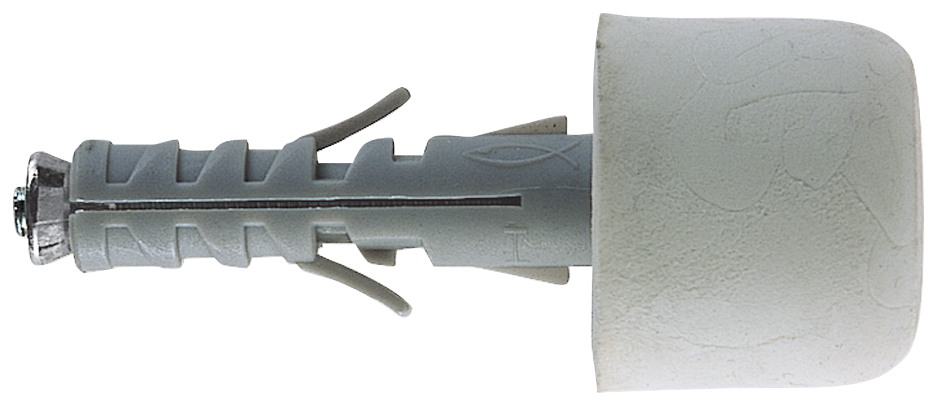 fischer Tasselli a espansione SB 9-12 con fermaporta bianco (1 Pz.) Con fermaporta in PVC bianco fie1288