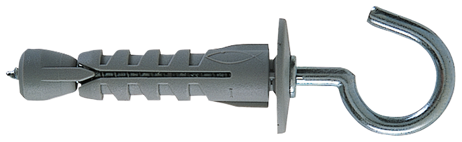 fischer Tasselli per cartongesso SBN 9-1 con occhiolo aperto (1 Pz.) Il fissaggio universale in nylon per lastre e supporti con grandi cavit� fie1302