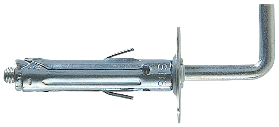 fischer Tasselli in acciaio SBS 9-6 con gancio lungo (1 Pz.) Fissaggio metallico con gancio lungo fie1317