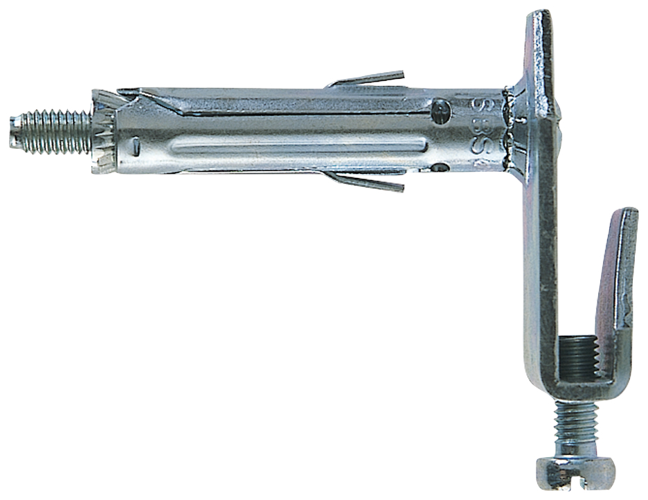 fischer Tasselli in acciaio SBS 9-10 con gancio regolabile (1 Pz.) Fissaggio metallico con gancio piatto regolabile con vite fie1319