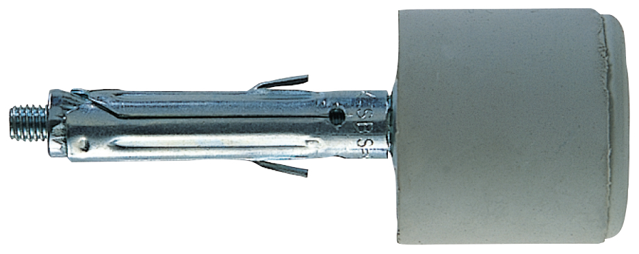 fischer Tasselli in acciaio SBS 9-12 con paracolpo bianco (1 Pz.) Fissaggio metallico con paracolpo bianco fie1321
