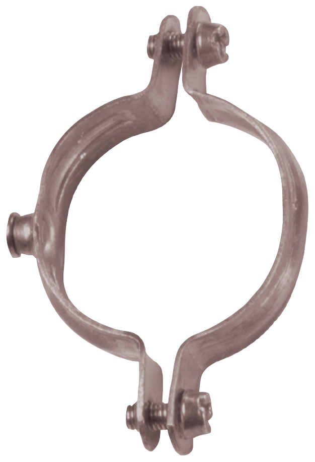 fischer Collare D 42 in rame (5 Pz.) Collare per tubo in rame con viti laterali premontate.