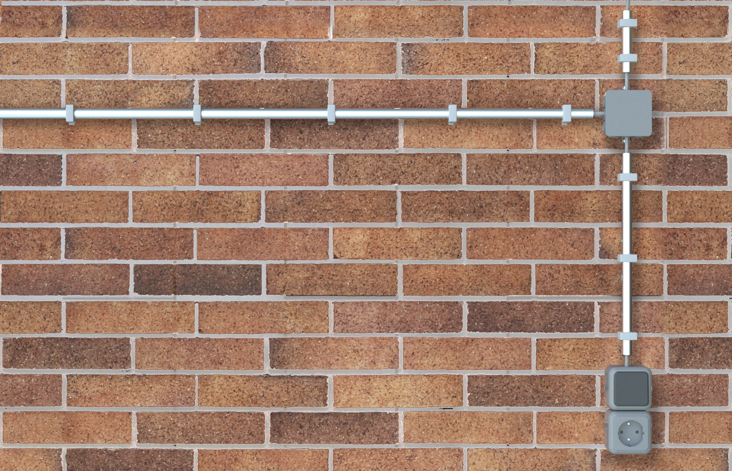 fischer Fissatubo SCH 32-42 (1 Pz.) Fissatubo chiuso in nylon.