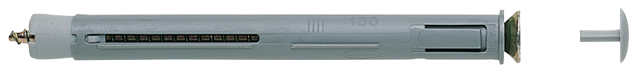 fischer Tasselli prolungati in acciaio F 10 S 75 Z (1 Pz.) Il fissaggio in nylon per installazioni distanziate senza tensioni indotte di telai di finestre e porte fie1534