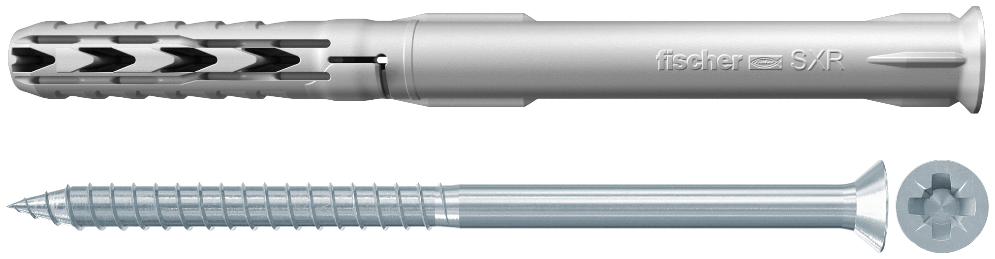 fischer Tasselli prolungati SXR 6X60 Z (1 Pz.) Tassello prolungato in nylon con vite T.S.P. impronta pozdrive fie1574