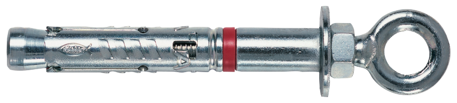 fischer Tasselli acciaio TA M 6 O K con occhiolo (2 Pz.) Ancorante con corpo espandente con occhiolo TA M O K in blister.