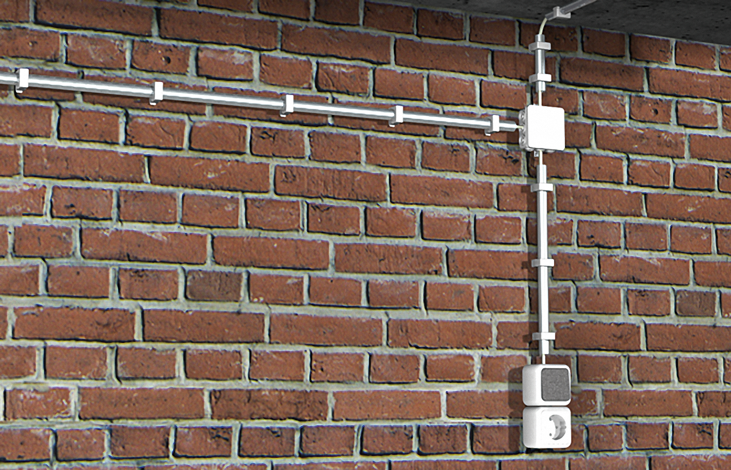 fischer Fissatubo con tasselli SCH 16-23 K (2 Pz.) Clip fissatubo a sella SCH K in blister.