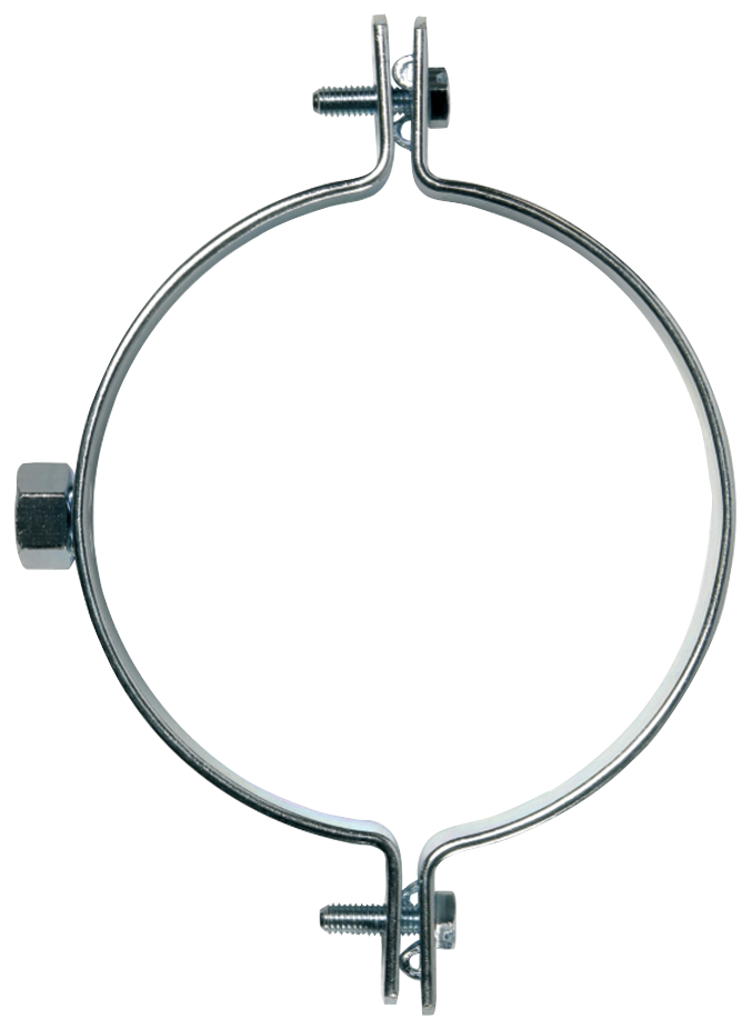 fischer Collare in acciaio per tubi in PE e PVC CPE-SL 50 M10 (1 Pz.) Collare per condotte in materiale plastico.