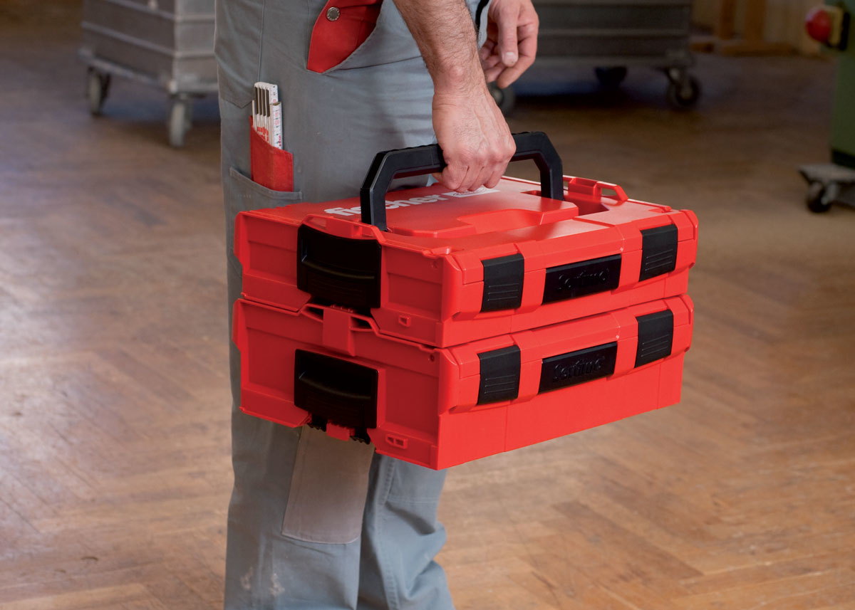 fischer Cassetta attrezzi L-BOXX FLB 374 impilabile (1 Pz.) Valigette porta attrezzi impilabili e agganciabili L-BOXX FLB.