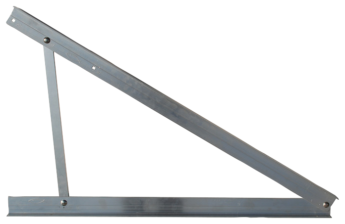 fischer Struttura triangolare preassemblata STFN 25�-30�-35� (1 Pz.) Il triangolo per l?installazione di pannelli fotovoltaici su coperture piane, idoneo all?installazione di pannelli con orientamento potrait o landscape. fie2087