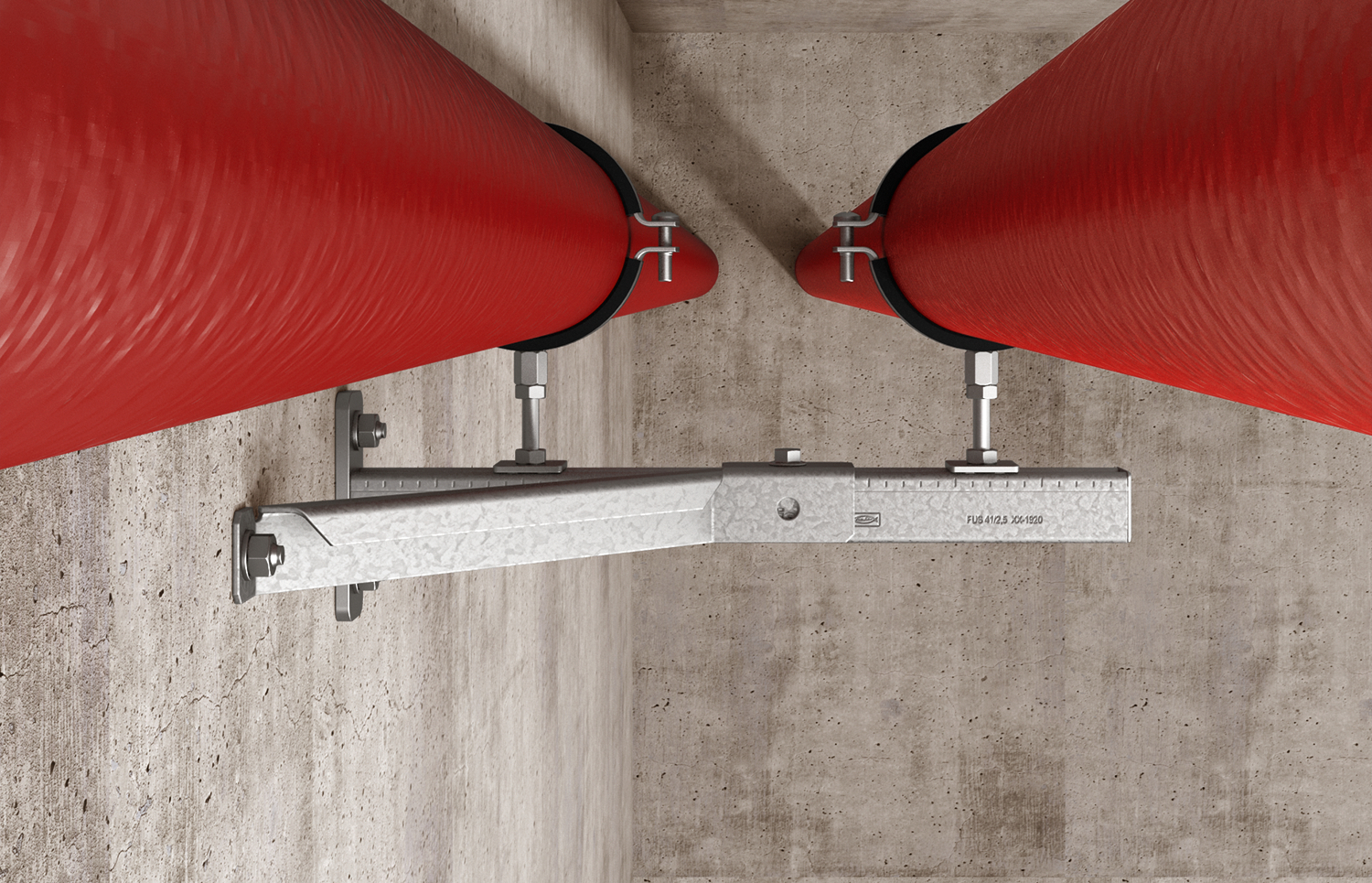 fischer Puntone di rinforzo sagomato per profili FUS SAE 300 (1 Pz.) Puntone di rinforzo sagomato per profi li FUS e mensole FCA.