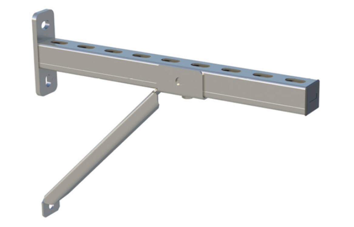 fischer Puntone di rinforzo sagomato per profili FUS SAE 300 (1 Pz.) Puntone di rinforzo sagomato per profi li FUS e mensole FCA.