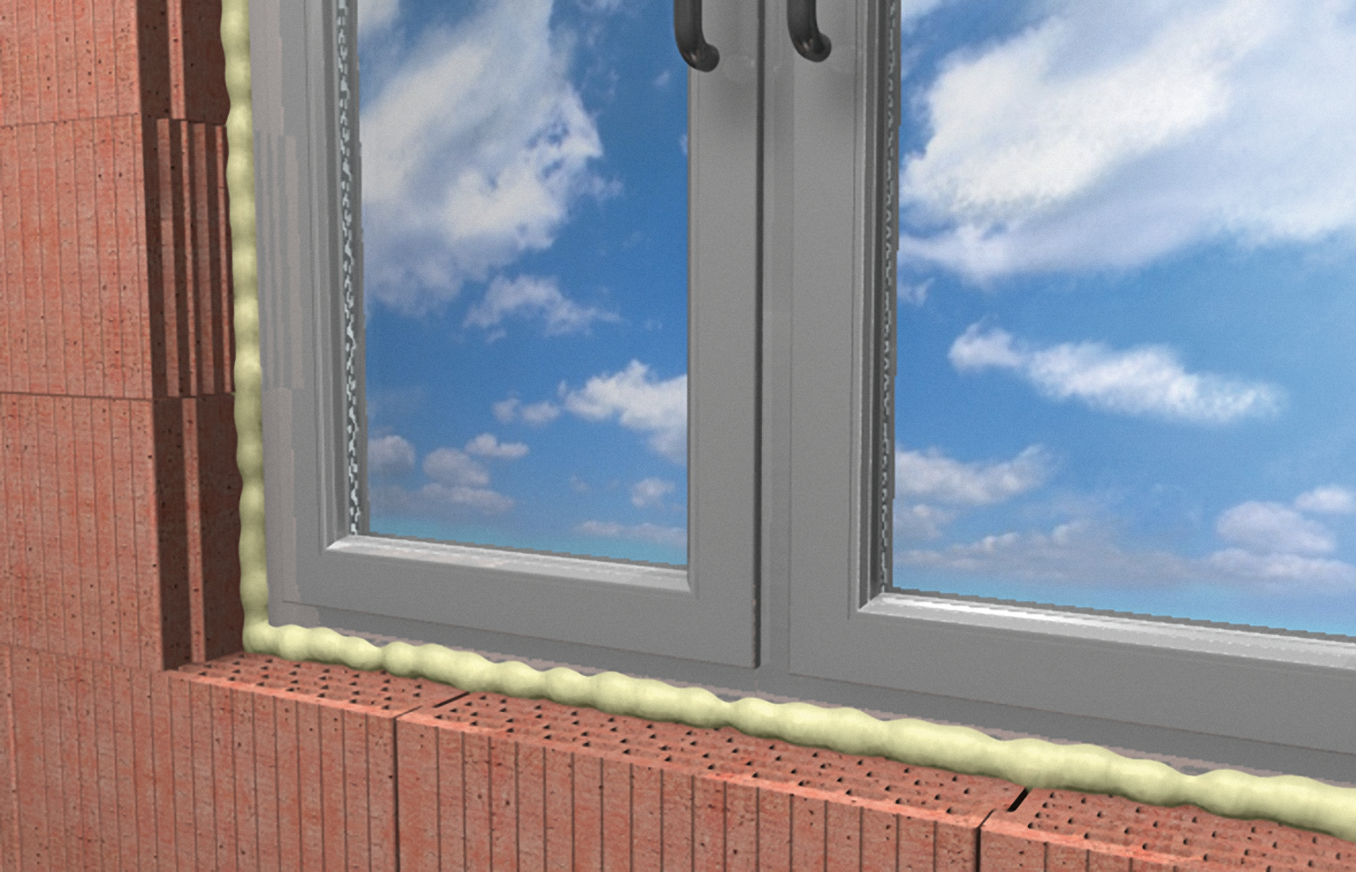 fischer Schiuma serramenti elastica per pistola PUP E 750 (1 Pz.) Schiuma poliuretanica per serramento ad elevata elasticit�.