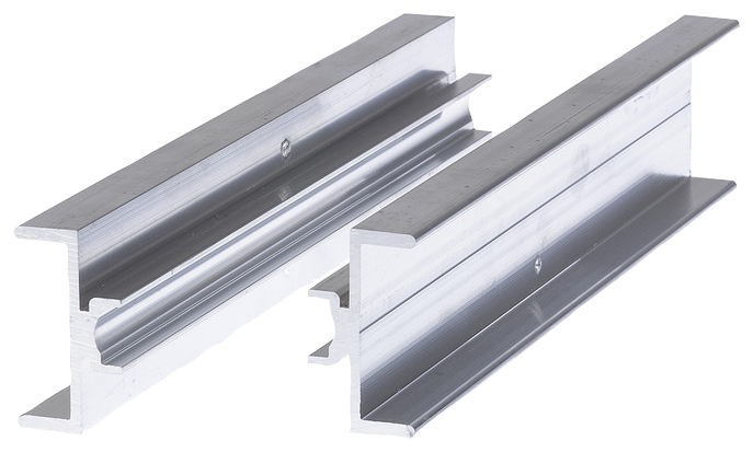 Profilo Fischer in alluminio Solar-Light 3,35 mt per pannelli
