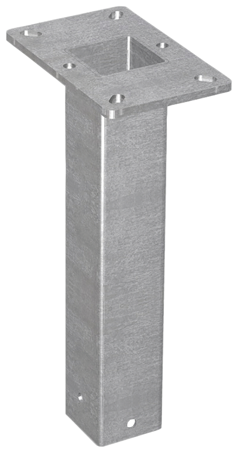 fischer Supporto pali telescopico ET H440 - Sistemi anticaduta DPI (1 Pz.) La soluzione di fissaggio per pali di sistemi di ancoraggio flessibili e puntuali con coperture in muretti e tavelloni.