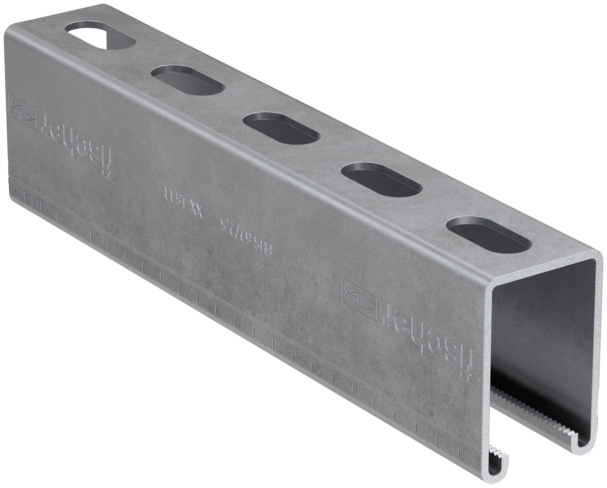 fischer Profilo FUS 41-62-2,5-3M HDG (1 Pz.) Il sistema completo e universale di profilati zincati a caldo per la realizzazione di strutture a telaio per il sostegno di impianti fie2206