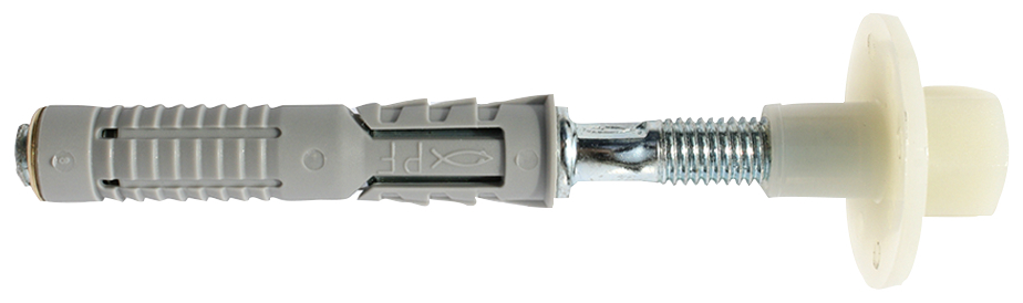 fischer Fissaggio lavabi e sanitari PFD 120 a parete (2 Pz.) Il fissaggio per lavabi e sanitari a parete.