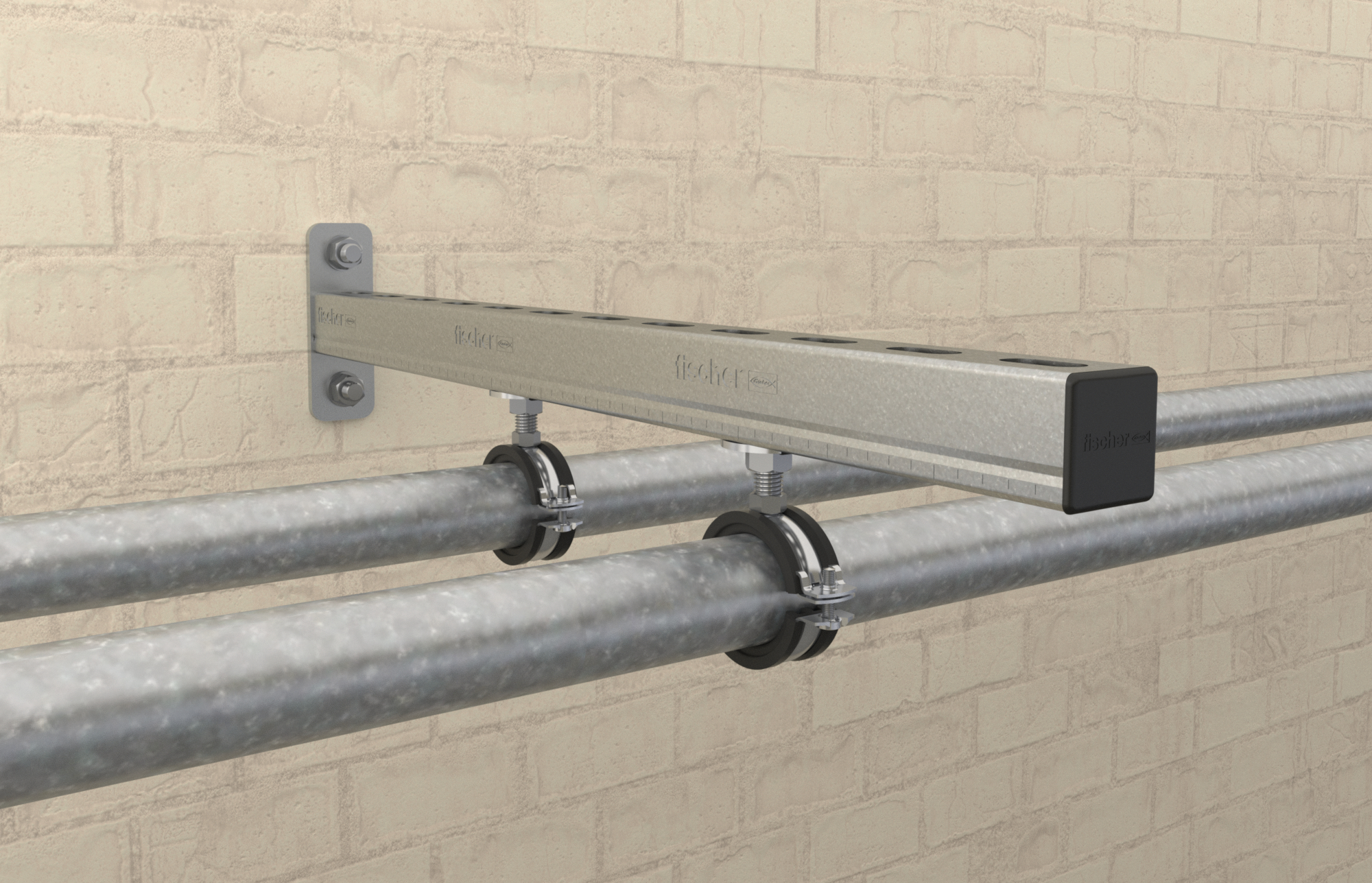 fischer Vite testa a rombo FCS M10X30 (1 Pz.) Vite testa a rombo FCS per il fi ssaggio rapido e semplice in profi li MS.