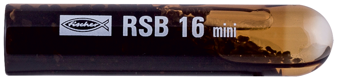 fischer RSB 16 MINI Ancorante chimico in fiale (1 Pz.) Per fissaggi in calcestruzzo in ambito sismico categoria C1 fie2232