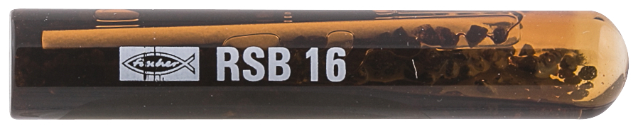 fischer RSB 16 Ancorante chimico in fiale (1 Pz.) Per fissaggi in calcestruzzo in ambito sismico categoria C1.