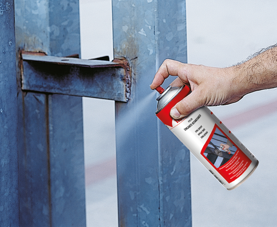 fischer Zincante istantaneo FTC-ZS 400 ml (1 Pz.) La riparazione e protezione a lungo termine di superfici metalliche, con effetto lucido.