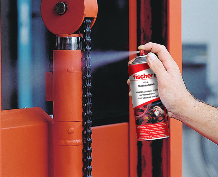 fischer Grasso adesivo FTC-AL 400 ml (1 Pz.) Prima: olio con eccellente capacit di penetrazione, dopo l'evaporazione: grasso con elevato effetto adesivo.