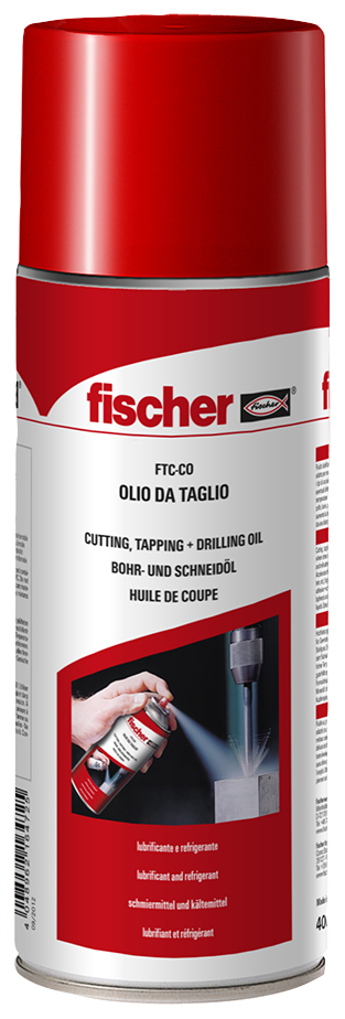 fischer Olio da taglio FTC-CO 400 ml (1 Pz.) L'olio lubrificante ad alte prestazioni e refrigerante per tutte le lavorazioni dove si pu� generare calore fie2270