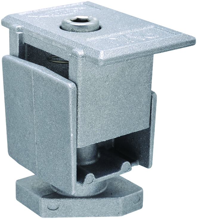 fischer Morsetto unico PMU (1 Pz.) Il morsetto finale universale per pannelli fotovoltaici con spessore da 30 a 50 mm. Versione alluminio colore naturale..