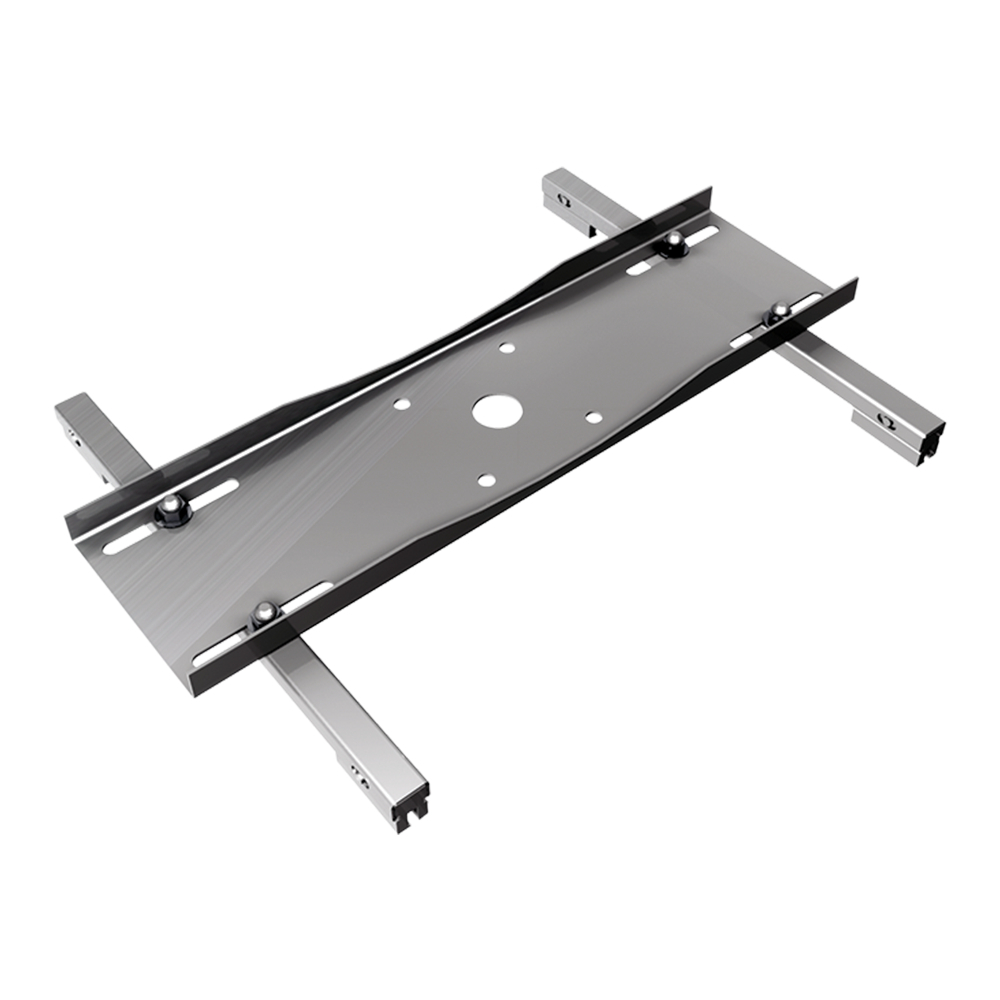 fischer Piastra per lamiera aggraffata PSS C inox - Sistemi anticaduta DPI (1 Pz.) Piastra di fissaggio per pali di sistemi di ancoraggio flessibile per coperture in lamiera metallica aggraffata.