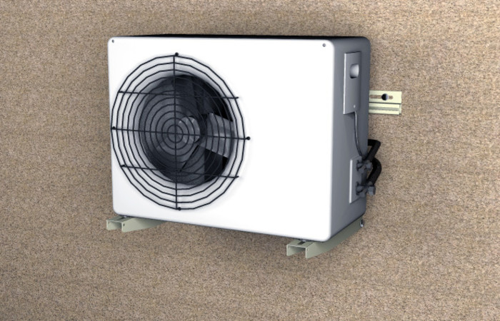 fischer Mensole climatizzatore KLIMA EASY KLIK a innesto rapido con traversa (1 Pz.) Le mensole per condizionatori esterni.