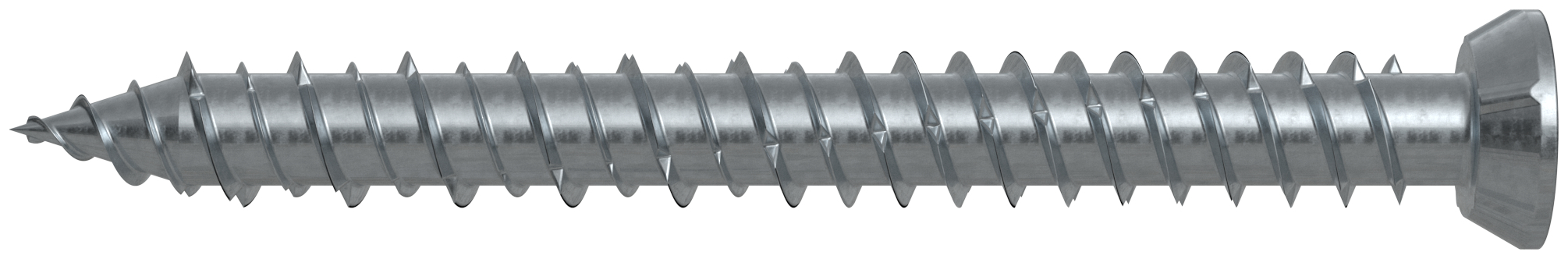 fischer Vite muro testa piana FFS 7,5x182 T30 (1 Pz.) Vite in acciaio per muro, testa svasata piana con impronta TORX.