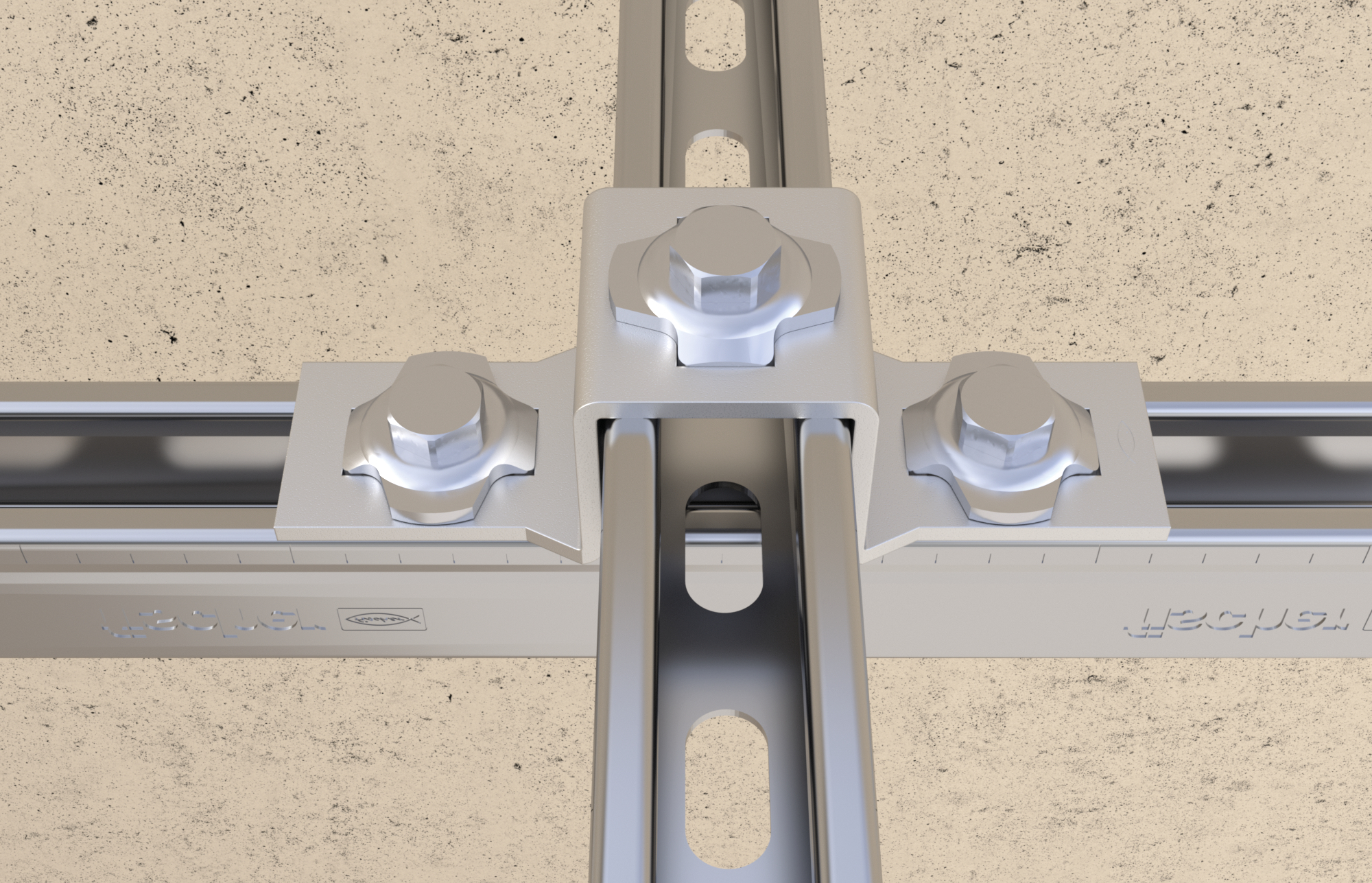 fischer Dado PFCN 41 (1 Pz.) Dado a innesto rapido per la pi� semplice e rapida connessione di profili FUS.