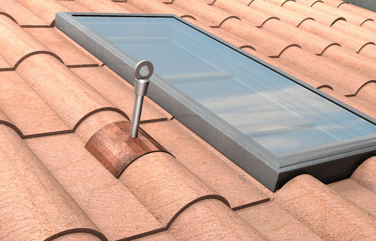 fischer Palo deformabile PD H25 BP inox - Sistemi anticaduta DPI (2 Pz.) Il palo deformabile per l'aggancio puntuale del dispositivo di protezione individuale (DPI).